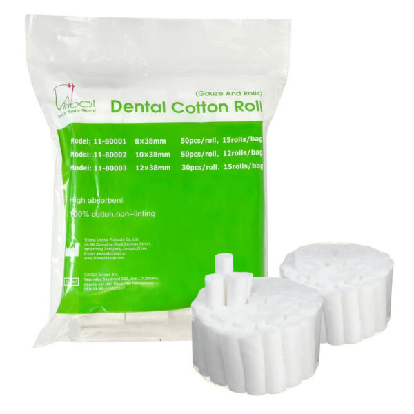 No. 2 Compact Cotton Rolls (600 Pcs)