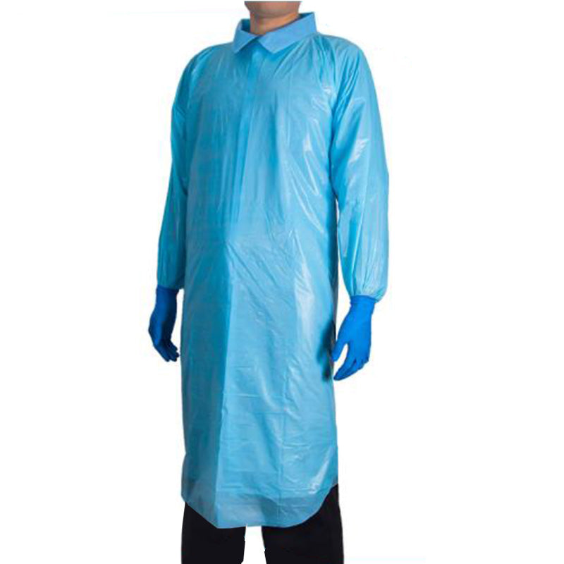 Long-sleeve Plastic Gowns (25pcs)