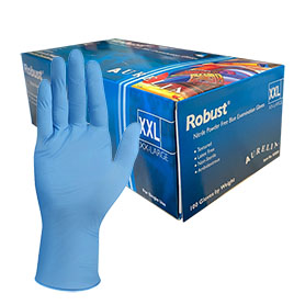 Nitrile Examination Gloves Blue (Box of 100) – XXL