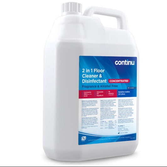 Continu Floor Cleaner & Disinfectant – Concentrated 5L