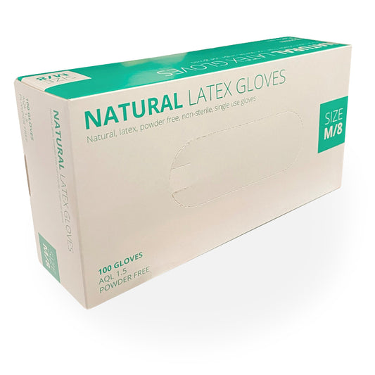 Latex Examination Gloves (Box of 100)
