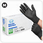 Heavy Duty Black Nitrile Gloves 100pcs – Medium (8)