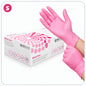 Unigloves Pink Nitrile Examination Gloves 100pcs – SMALL
