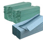 Green / Blue C-Fold Paper Towels (2640pcs)