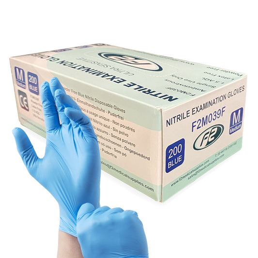 Nitrile Examination Gloves (Box of 200) – Medium
